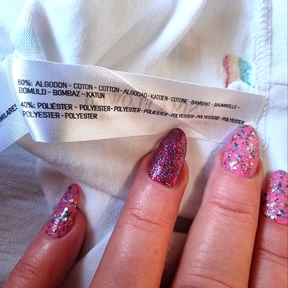 Denim & Flower Ricky Singh Love Wins Rainbow🌈 Heart T-Shirt - Picture 5 of 7